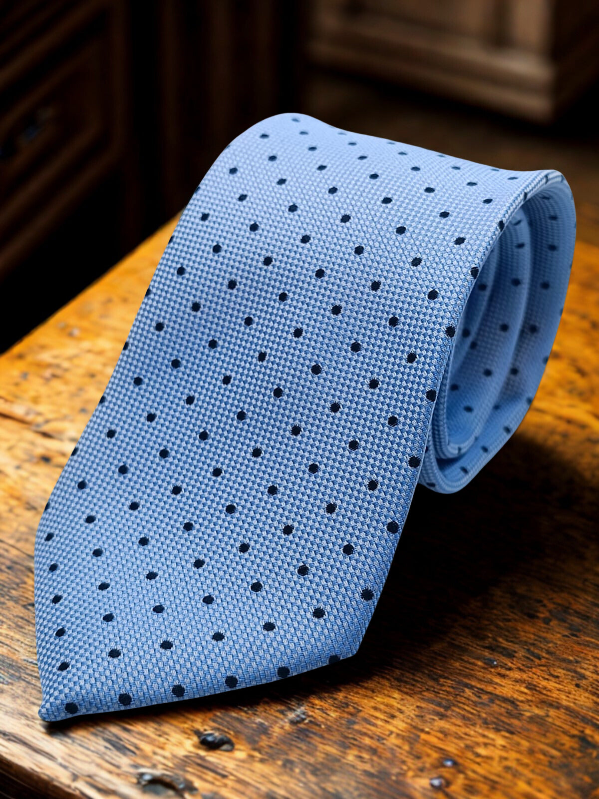 Corbata Celeste